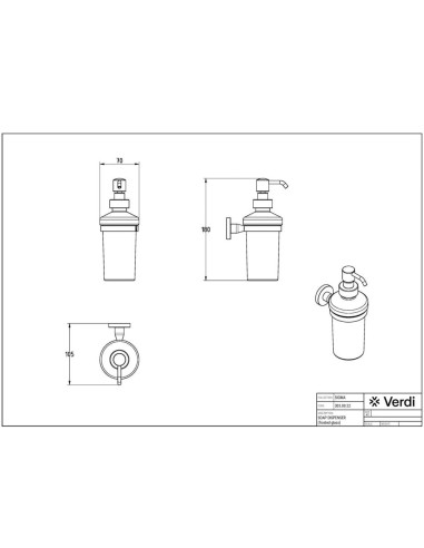 Verdi Sigma Διανομέας Υγρού Σαπουνιού...