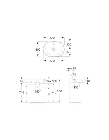 Roca Gap Round Επικαθήμενος Νιπτήρας...