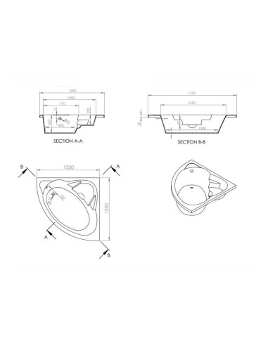 Acrilan Starline Γωνιακή Ακρυλική...