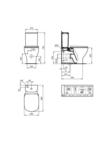 Ideal Standard Tesi II Καζανάκι 2...