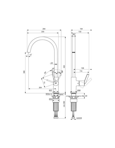 Ideal Standard Gusto Square Μπαταρία...