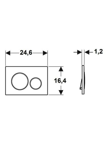 Geberit Sigma 20 Πλακέτα για...