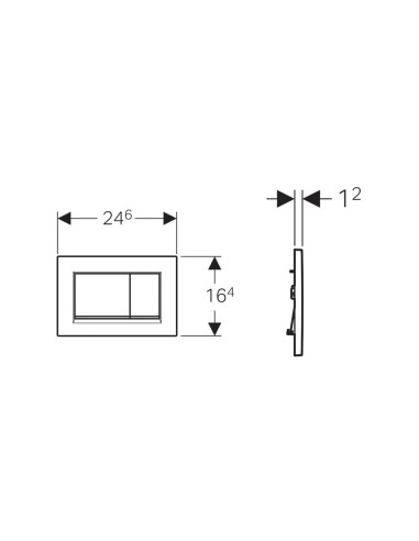 Geberit Sigma 30 Πλακέτα για...