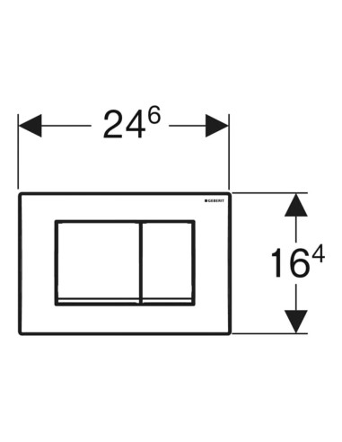 Geberit Delta 30 Πλακέτα για...