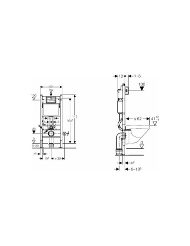 Geberit Delta Line Duofix...