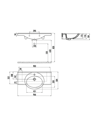 Creavit Smile Ένθετος Νιπτήρας...