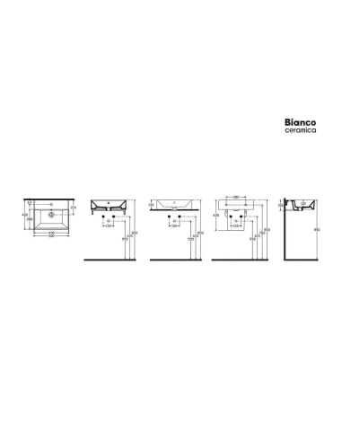 Bianco Ceramica Tetra N Επικαθήμενος...