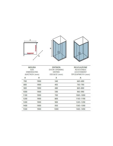 Karag Flora 100 Καμπίνα Ντουζιέρας...